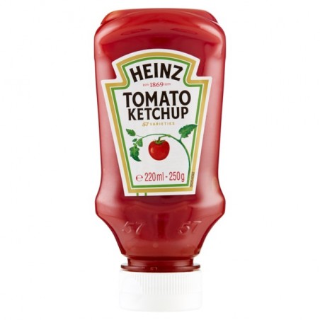 8715700421339 Heinz Top Down Tomato Ketchup 220ml