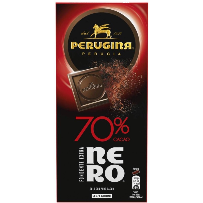 8000300379327 Perugina Nero Tavoletta Fondente 70% Cacao 85gr