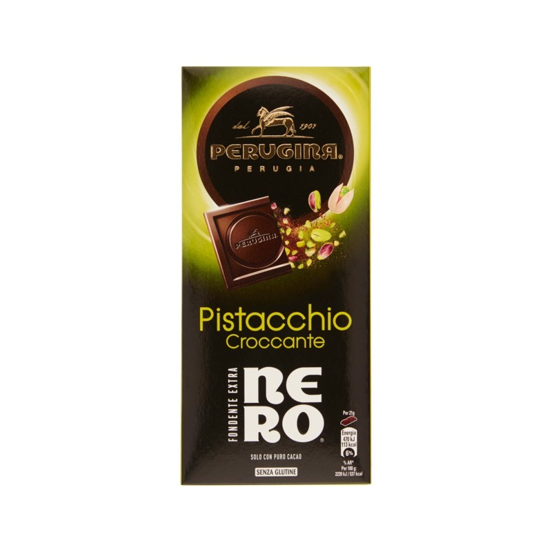 Perugina Nero Tavoletta Pistacchio Croccante 85gr