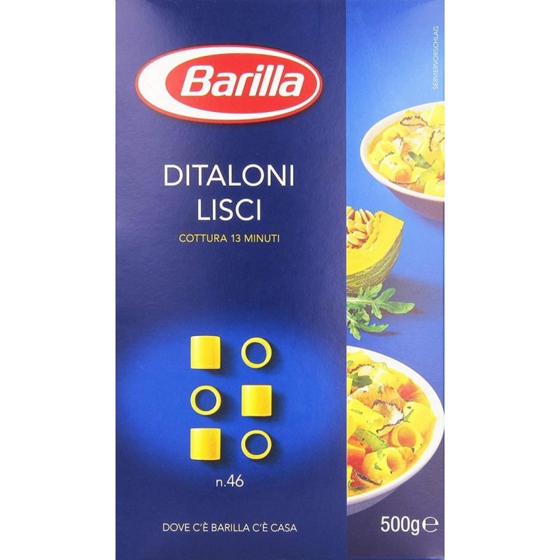 Barilla 046 Ditaloni Lisci 500gr