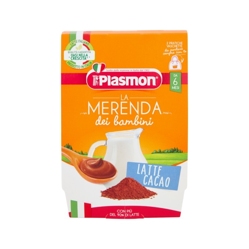 Plasmon Merenda Latte E Cacao 2x120gr