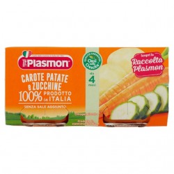 8001040093283 Plasmon Omogeneizzato Carota,Patate E Zucchine 2x80gr