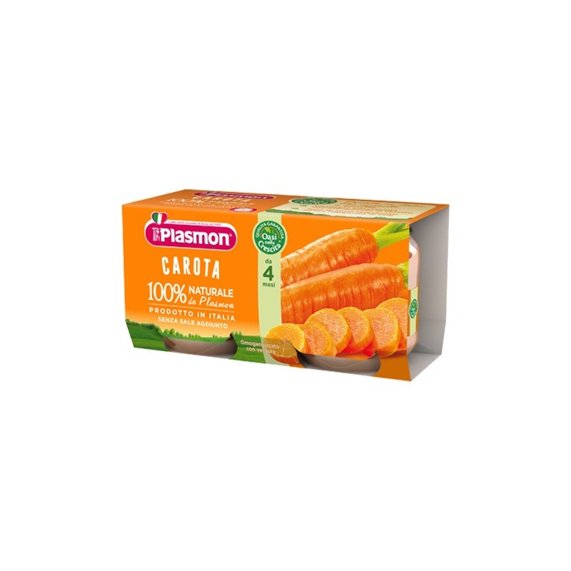 Plasmon Omogeneizzato Carote 2x80gr