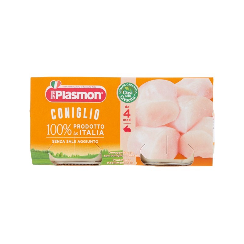 Plasmon Omogeneizzato Coniglio 2x80gr