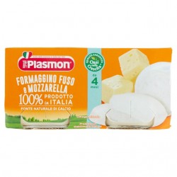 Plasmon Omogeneizzato Formaggino Fuso E Mozzarella 2x80gr