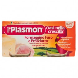 Plasmon Omogeneiz Formaggino Fuso E Prosciutto 2x80gr