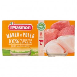 8001040011447 Plasmon Omogeneizzato Manzo E Pollo 2x80gr