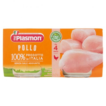 8001040016541 Plasmon Omogeneizzato Pollo 2x80gr