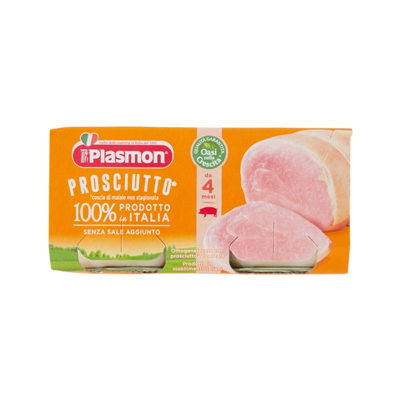 Plasmon Omogeneizzato Prosciutto 2x80gr