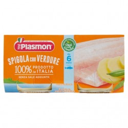 Plasmon Omogeneizzato Spigola Con Verdure 2x80gr