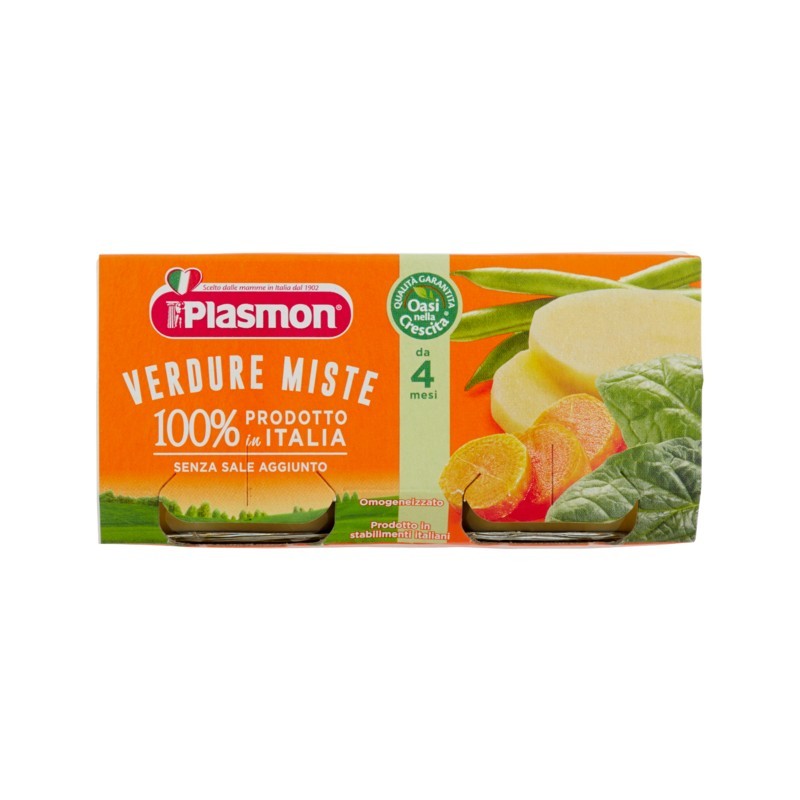 Plasmon Omogeneizzato Verdure Miste 2x80gr