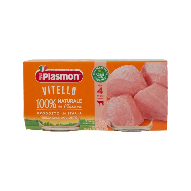 8001040016558 Plasmon Omogeneizzato Vitello 2x80g