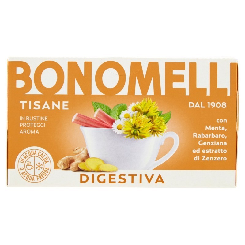 8001840389111 Bonomelli Tisana Digestiva 16 Filtri 32gr