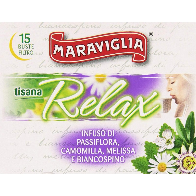 Maraviglia Tisana Relax 15 Filtri