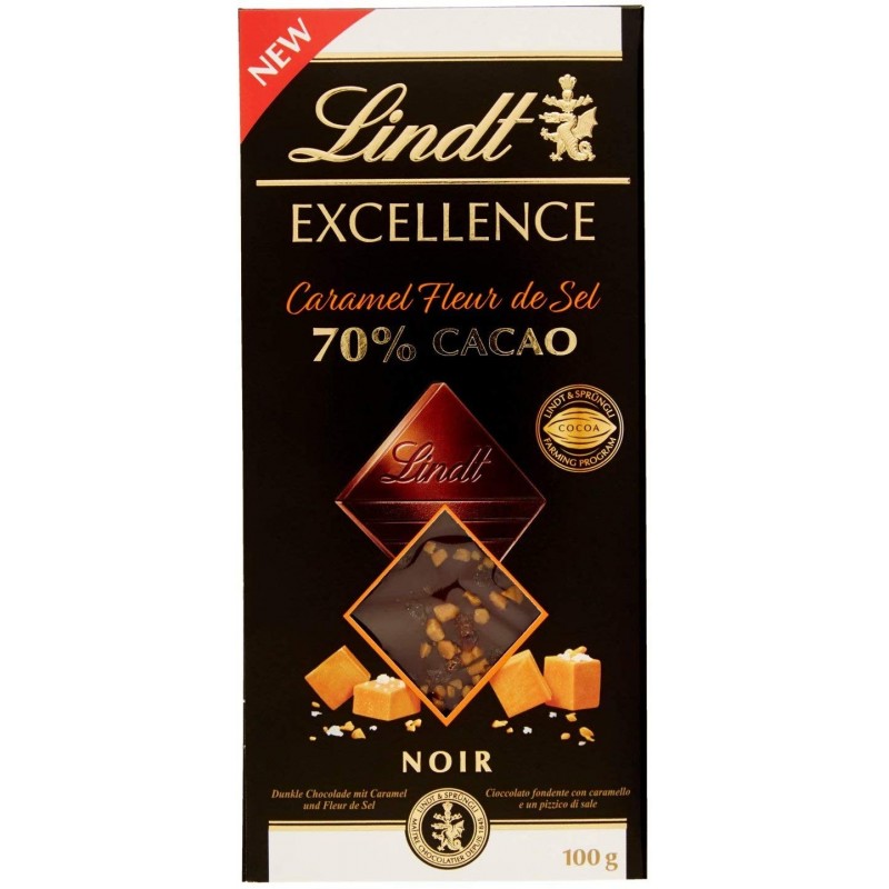 Lindt Tavoletta Excellence Passion Caramello E Un Pizzico Di Sale 100gr