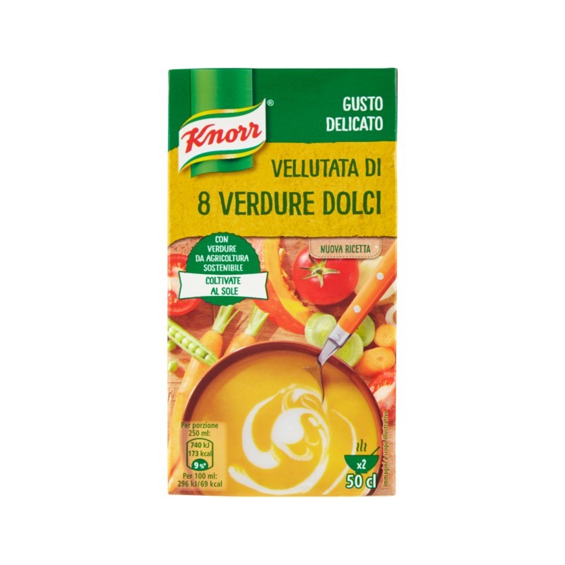 Knorr Vellutata Di 8 Verdure Dolce Brick 500ml