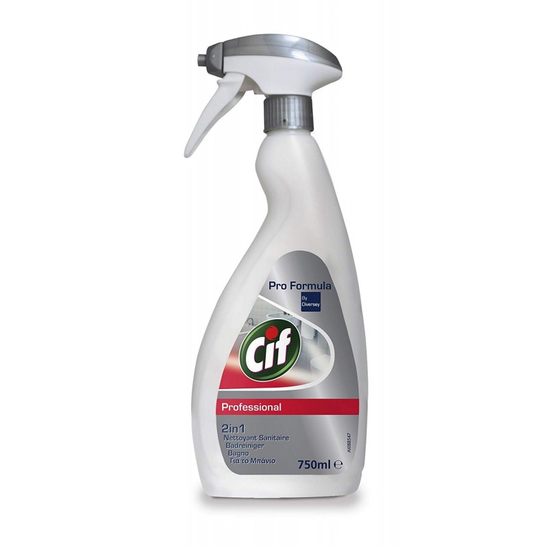 7615400106677 Cif Professional Bagno 2in1 Spray 750ml