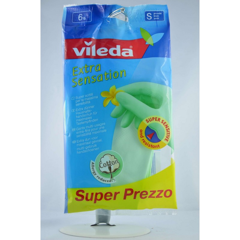 Vileda Guanti Extra Sensation Misura Piccola 1pz