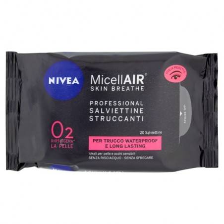 4005900494139 Nivea Salviette Struccanti Micell Air Professionali 20pz