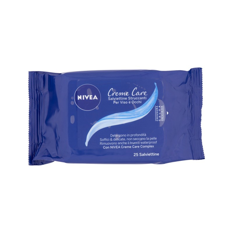 Nivea Salviette Struccanti Creme Care 25pz