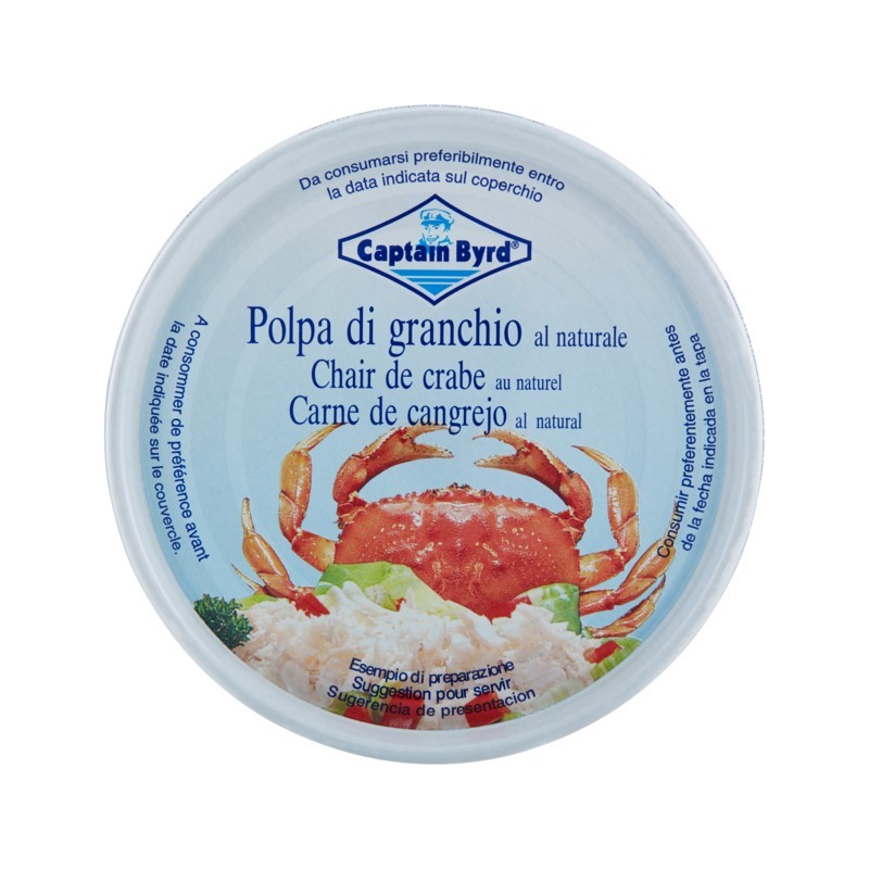 5410238001048 Captain Byrd Polpa Di Grancio Al Naturale 200gr