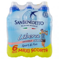 8001620017708 San Benedetto Acqua Libera 6x500ml