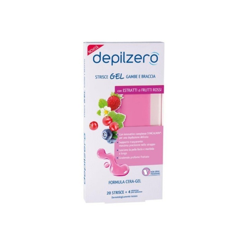 8008970048710 Depilzero Strisce Gel Gambe E Braccia 20pz