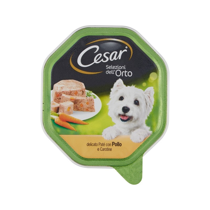 4008429000621 CESAR PATÈ SELEZIONI DELL'ORTO POLLO & CAROTINE 150GR