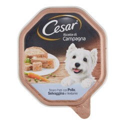 Cesar PatÃ¨ Ricette Di Campagna Pollo, Selvaggina E Verdurine 150gr