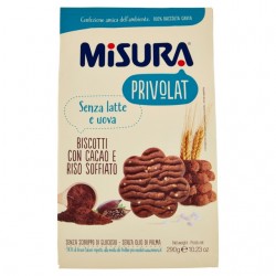 8002590043414 Misura Privolat Biscotti Con Cacao E Riso Soffiato 290gr