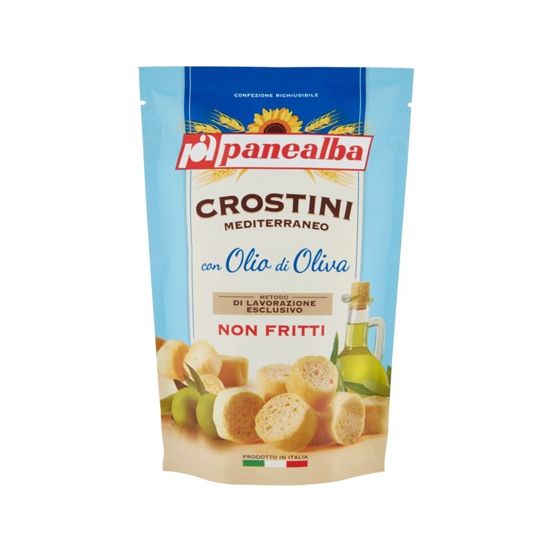 Panealba Crostini Gusto Mediterraneo 80gr