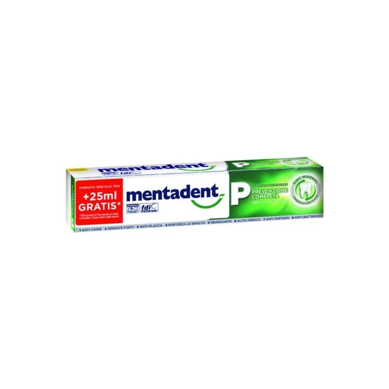 Mentadent Dentifricio P New 75+25ml