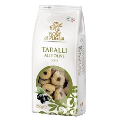 8015592100450 Fiore Di Puglia Taralli Gusto Olive 250gr