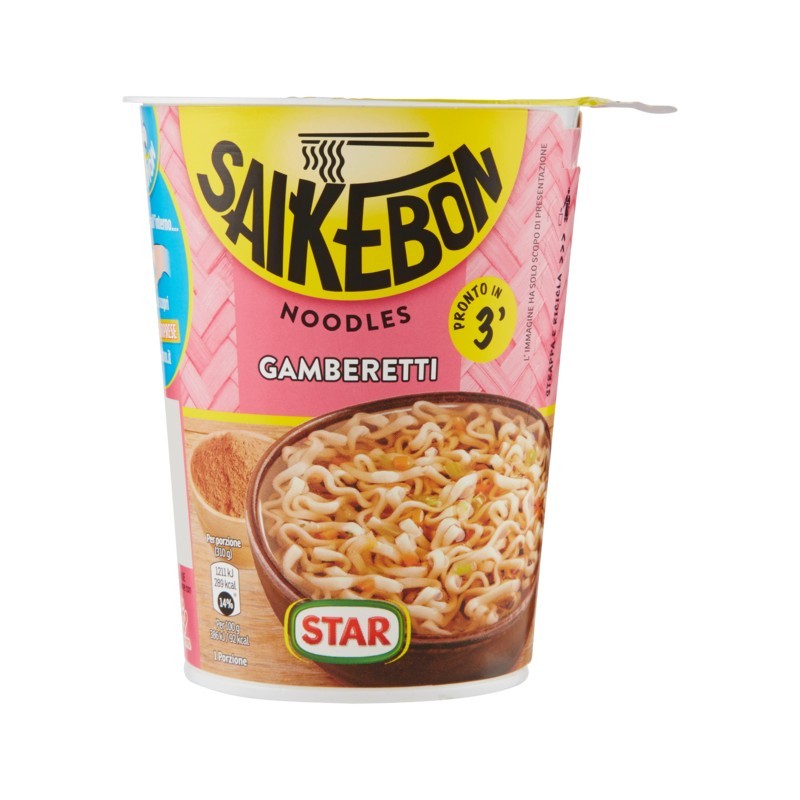 Star Saikebon Noodles Gamberetti 60gr