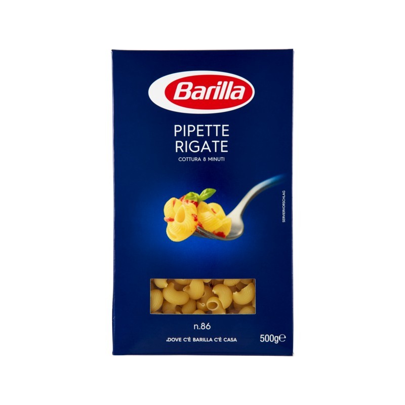 Barilla 086 Pipette Rigate 500gr