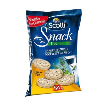 8001860258473 Scotti Risette Snack Erbe Fini 60gr