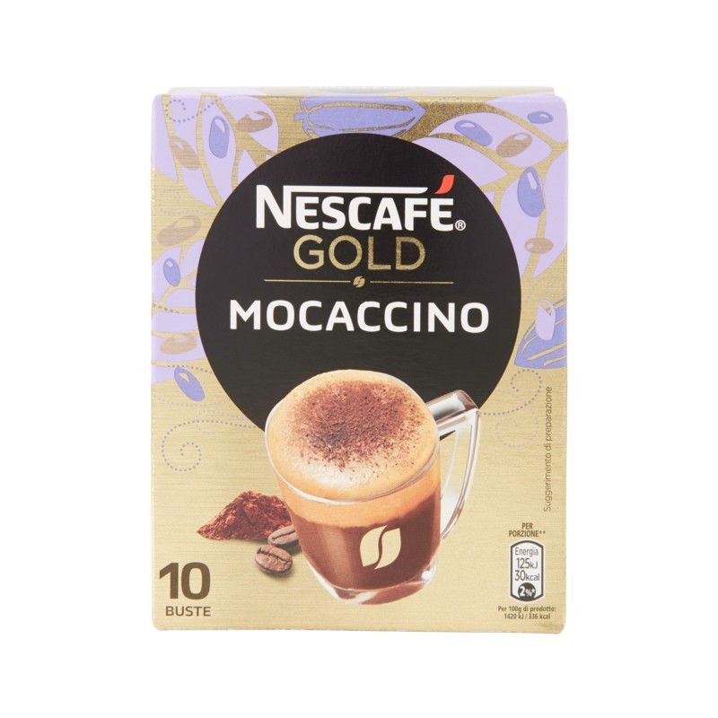 8000300197815 Nescafe' Mocaccino 10 Bustine 88gr