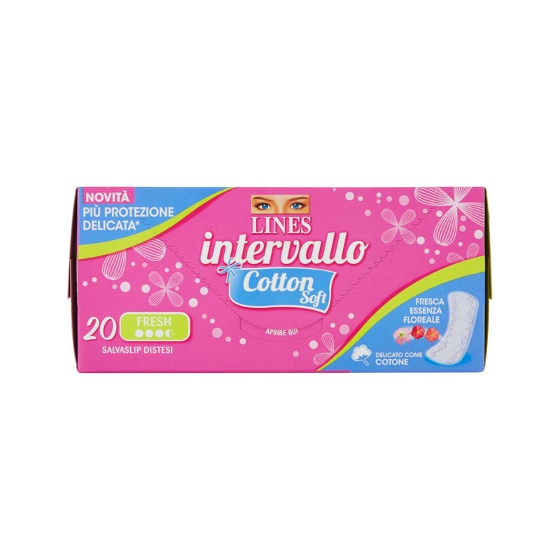 Lines Intervallo Proteggi-Slip Fresh Disteso New 20pz