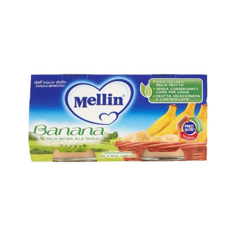 Mellin Omogeneizzato Banana 2x100gr