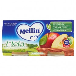 8000050577202 Mellin Omogeneizzato Mela 2x100gr