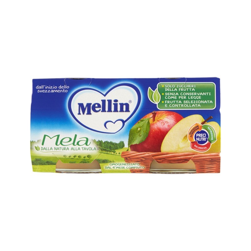 Mellin Omogeneizzato Mela 2x100gr