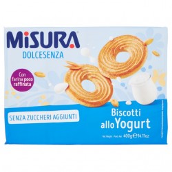 Misura Dolcesenza Biscotti Yogurt 400gr