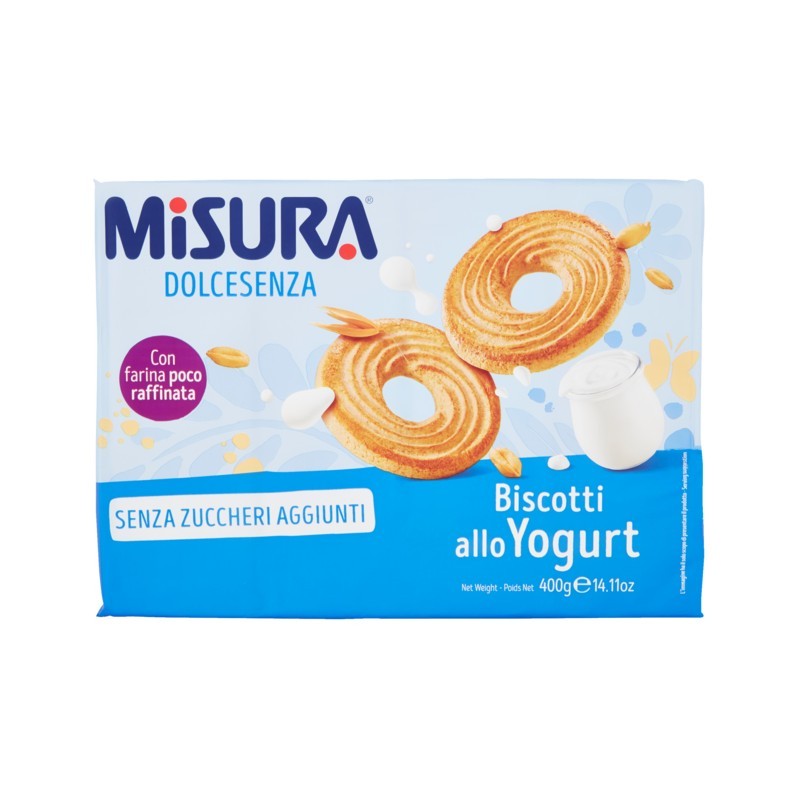 Misura Dolcesenza Biscotti Yogurt 400gr