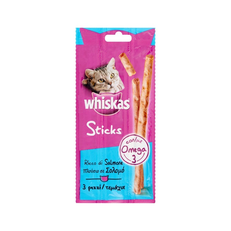 Whiskas Cat Sticks Salmone 18gr