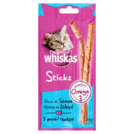 4008429046551 Whiskas Cat Sticks Salmone 18gr