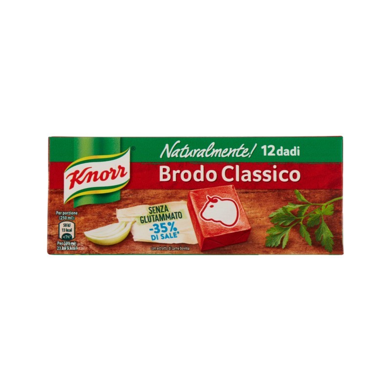 Knorr Naturalmente Dado Brodo Classico 12pz 109gr