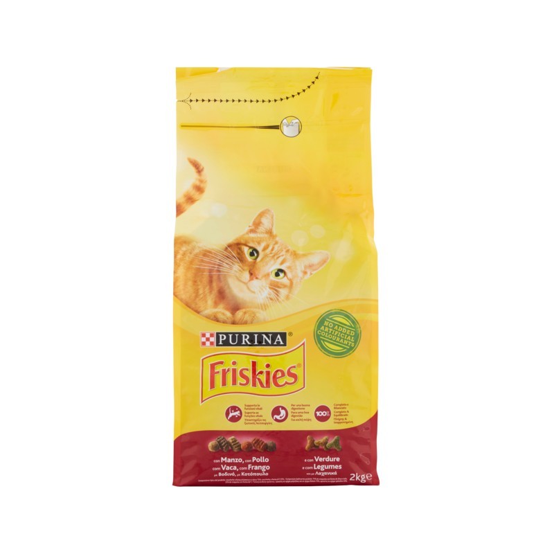 FRISKIES CAT CROCCHETTE MANZO POLLO & VERDURE 2000GR