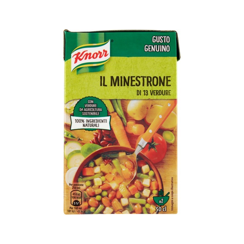 8714100776742 Knorr Minestrone Tradizionale 13 Verdure 500ml