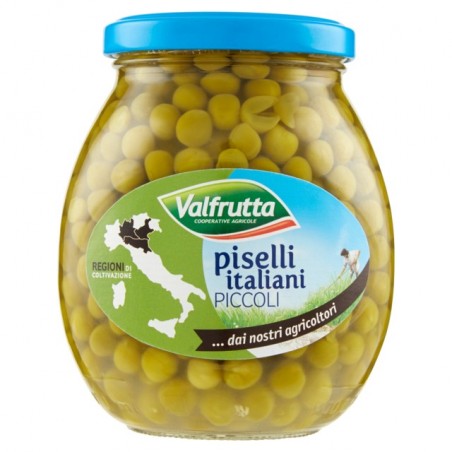 8001440001338 Valfrutta Piselli Piccoli Vetro 370gr