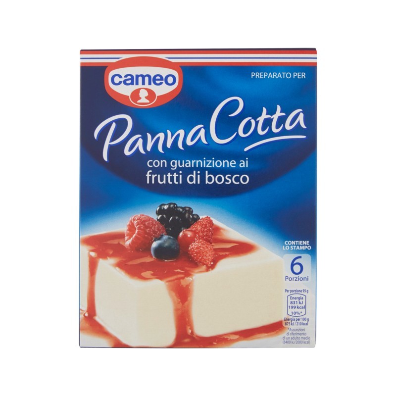 8003000105708 Cameo Panna Cotta Frutti Bosco 107gr